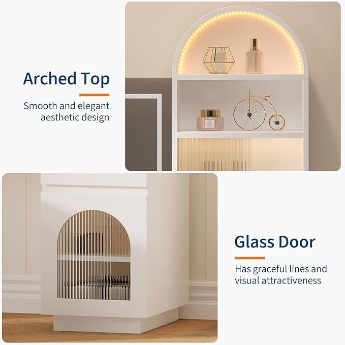 Makeup Vanity Desk with Mirror and Lights, Dressing Table with 3 Drawers and 11 Storage Shelves, Large Makeup Vanity Set with Lighted Mirror & Stool & Power Outlet, Vanity Dresser for Bedroom Dressing