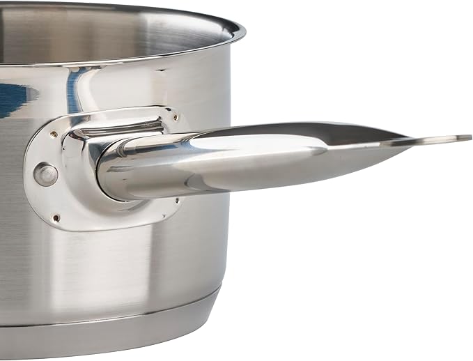 Winco Heavy-Duty Stainless Steel Sauce Pan with Lid, 2 Quart