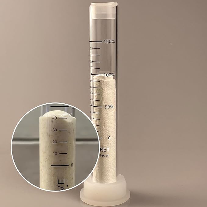 Sourdough Aliquot Jar Set – Dough Rise Tracker Set– Perfect for Measuring Sourdough Starter Rise – Artisan Baking Tool for Home Bakers