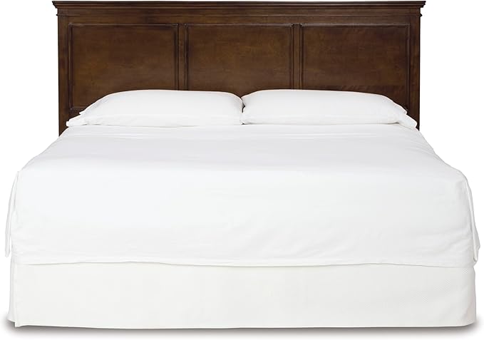 Signature Design by Ashley Danabrin Farmhouse Panel Headboard, King/California King, Dark Brown