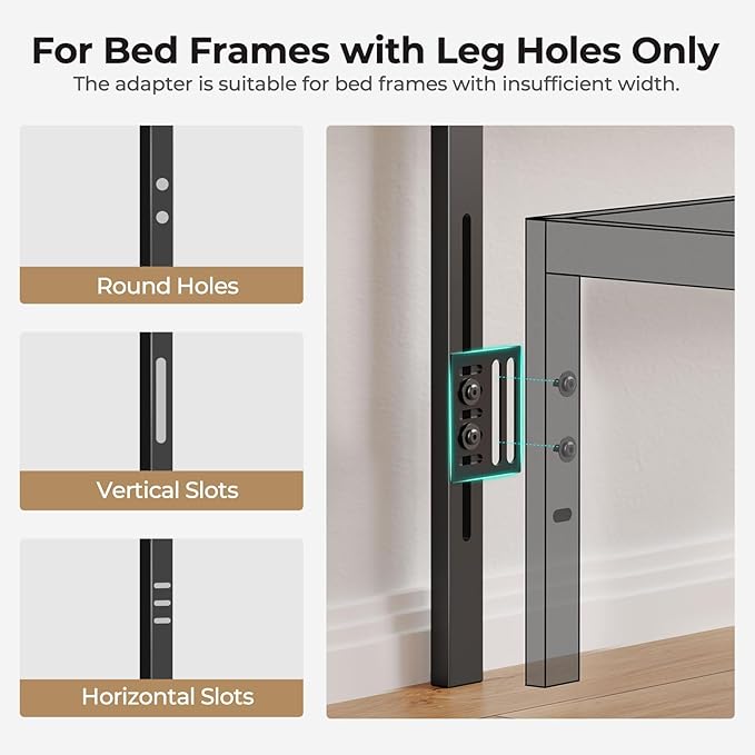 GREENSTELL Headboard for Queen Size Bed with 60,000 DIY Color of LED Light, USB & Type C Post, Attach Frame, Height Adjustable, Gray Wall Mounted Head Boards Only, Sturdy & Stable, Comfortable, Queen