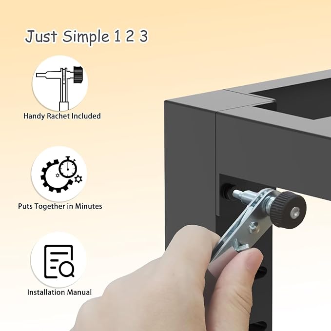 18 Inch California King Bed Frame with Rounded Corner and Headboard Hole Mattress Retainers 3500 lbs Heavy Duty Support Metal Platform Bed Frame Noise Free No Box Spring Needed Easy Assembly