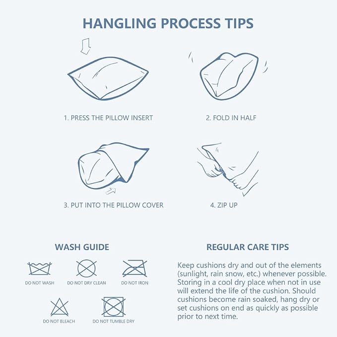 LVTXIII Outdoor/Indoor Throw Pillows, Decorative Throw Pillows with Inserts, 18”x18” Square Pillows for Bed, Couch, Sofa and Patio Furniture (Set of 2, Palm Green)