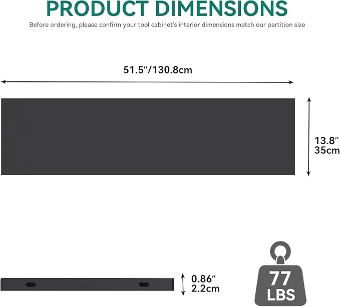 YITAHOME Metal Storage Shed Shelves for 59 cuft Vertical Outdoor Storage Shed，2PCS Space-Saving Waterproof Shelf with 8 Screws for Outdoor Storage Sheds, 51 inx13.8 in, Easy Assembly, 22 lbs, Black