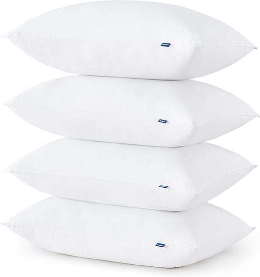 Bedsure Soft Pillows Queen Size, Set of 4 - Fluffy Bed Pillows 4 Pack for Sleeping, Soft and Supportive, Hotel Quality, Original Down Alternative Filling for Side, Back Sleepers