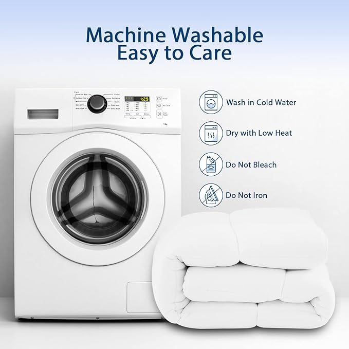 ELEMUSE Full Cooling Bamboo Viscose Mattress Topper for Back Pain, Extra Thick Mattress Pad Cover, Plush Soft Pillowtop with Elastic Deep Pocket, Overfilled Down Alternative Filling