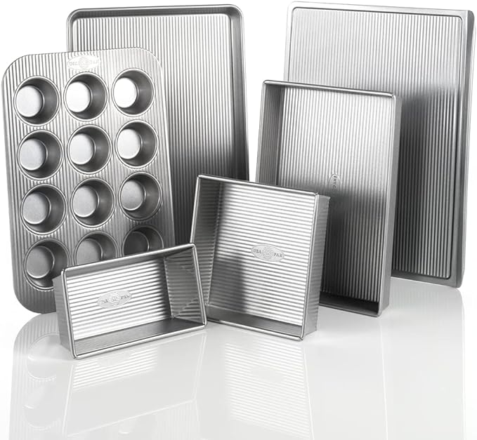 USA Pan 6 Piece Nonstick Bakeware Set