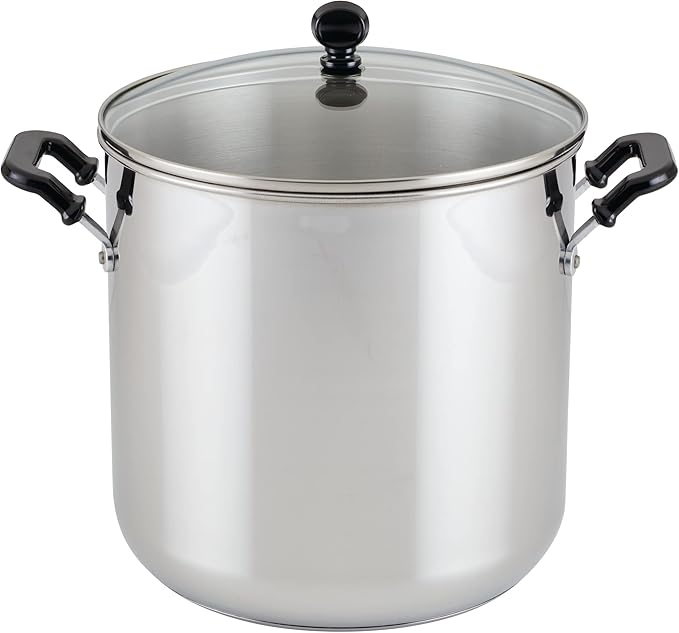 Farberware Classic Series 11 Quart Stockpot with Glass Lid