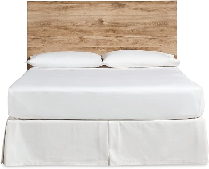 Signature Design by Ashley Hyanna Rustic Decorative Laminate Panel Headboard ONLY, Queen, Brown