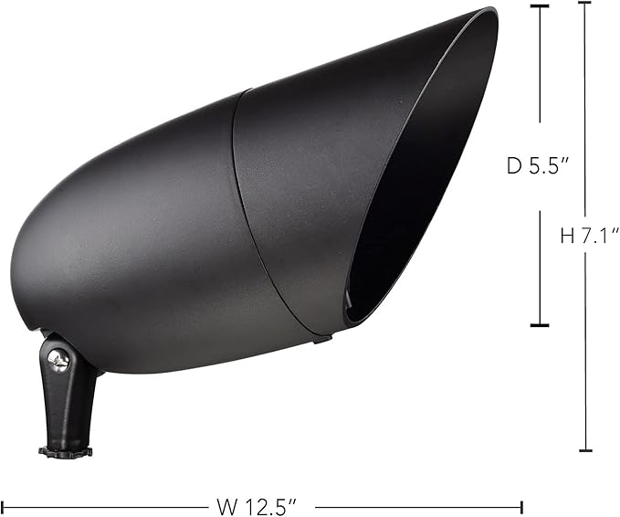 NUVO Lighting SF76/648 Transitional One Light Landscape in Bronze/Dark finish, 12.50 inches