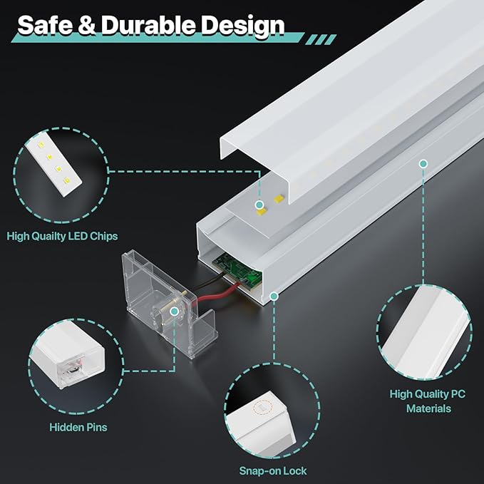 Hexagon Garage Lights, 15 Grids LED Garage Hexagon Lights with Rectangle Frame, 6500K Super Bright Honeycomb Lights Ceiling for Garage, Warehouse, Car Detailing Shop, Exhibition Hall, Gym