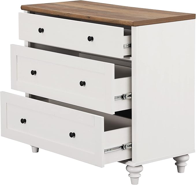 WAMPAT 100 inch TV Stand with 9 Drawers, TV Cabinet Entertainment Center for 75/80/85/90 Inch TV, Kids Dresser with 3 Drawers for Bedroom, Nightstands with Charging Station for Living Room, White