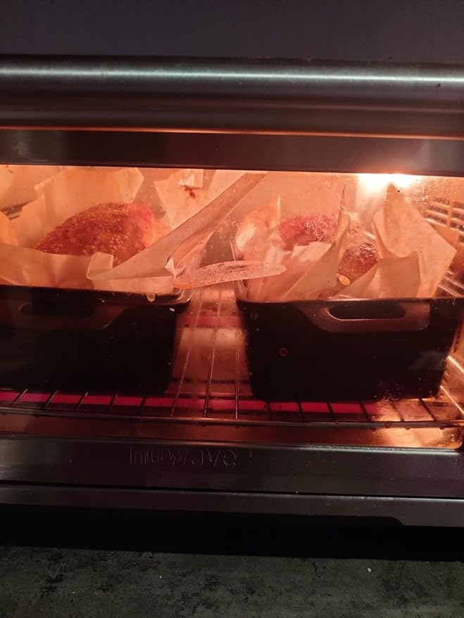 2-In-1 Cast Iron Oven Pan - 9"x5" Durable Loaf Pans Rectangular Baking Pan with Banneton Bread Proofing Basket set for home baking, 2 Piece Set -1.8 QT×2 Pcs (Stainless steel mats, Bread Pan 4 Set)