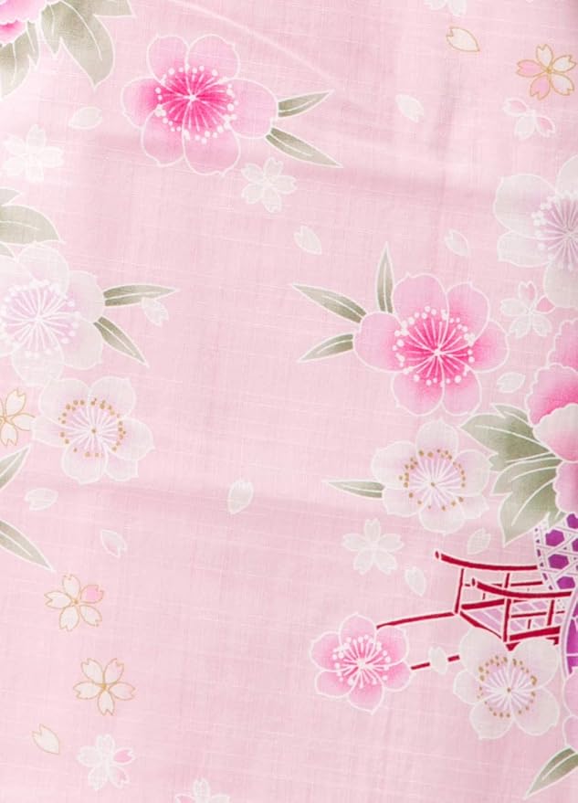 Kimura Jitsugyo Women's Kyoto Traditional Easy Wearing Kawaii Yukata Robe(Japanese Casual Kimono) Set 2