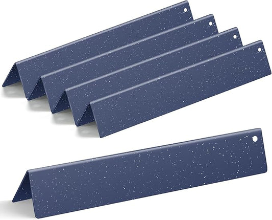 17.5 Inch Flavorizer Bars for Weber Genesis 300 Gas Grills with Front-Mounted Control for Genesis E310, E320, E330, S310, S320, S330, Replacement for Genesis Grill Parts 7620, 5 PCS, Porcelain Steel