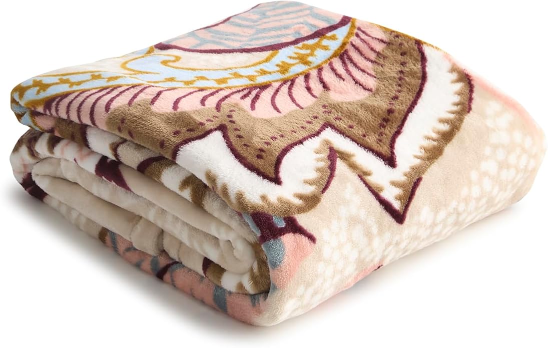 Vera Bradley Women's Fleece Plush Throw Blanket