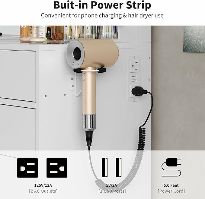 11 Drawers Vanity Desk, 55'' W Makeup Vanity with Power Outlet, Vanity Table with Mirror and 13 LED Bulbs, 3 Color Lighting Modes, Glass Top, Dressing Table for Bedroom