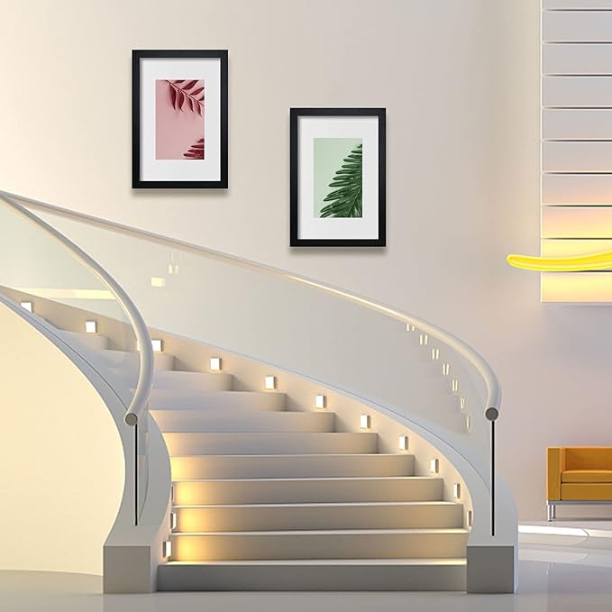 VCK Picture Frame 12x18 Wooden Poster Frames with High Definition Plexiglass Front Wall Mounting Display Horizontally and Vertically Black Photo Frame