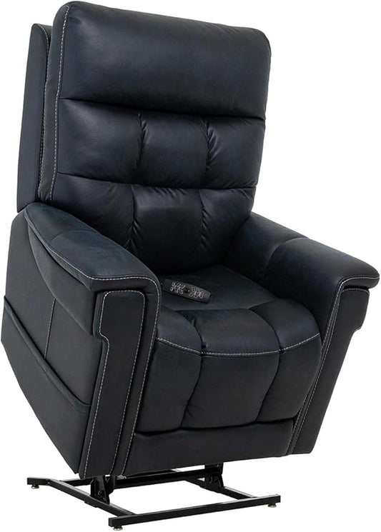 VivaLift! Radiance Power Recliner Lift Chair by PrideMobility, with 3 Heat Pads Heat System (Canyon Ocean, Petite Wide with Curbside Delivery)