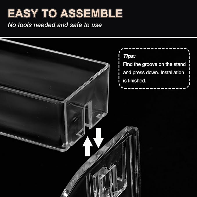 Nail Polish Organizer Clear Acrylic Eyeglasses Display Holder Essential Oil Storage Rack Makeup Stand Tray - 5 Layer