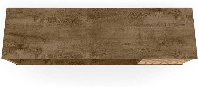 Manhattan Comfort Liberty Mid Century Modern TV Stand for Televisions up to 50 Inches, Bedroom and Living Room Entertainment Center with Storage, Shelves, and Cabinet, 53" Wide, Brown/3d Print