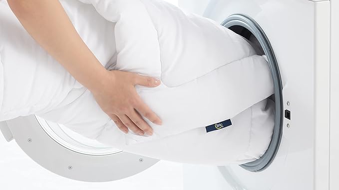 Serta ComfortSure California King Mattress Cover, Fitted Pillow Top Mattress Pad, Super Soft and Breathable Quilted Cotton Protector with 18" Elastic Deep Pockets for Secure Fit, White