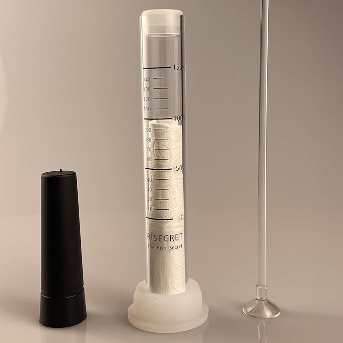 Sourdough Aliquot Jar Set – Dough Rise Tracker Set– Perfect for Measuring Sourdough Starter Rise – Artisan Baking Tool for Home Bakers