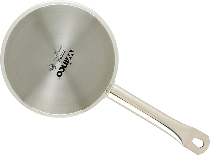 Winco Heavy-Duty Stainless Steel Sauce Pan with Lid, 2 Quart