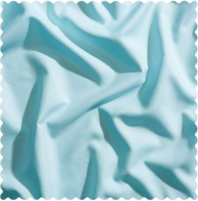 PeachSkinSheets Night Sweats: The Original 1500tc Soft Standard Pillowcase Set Beach Blue