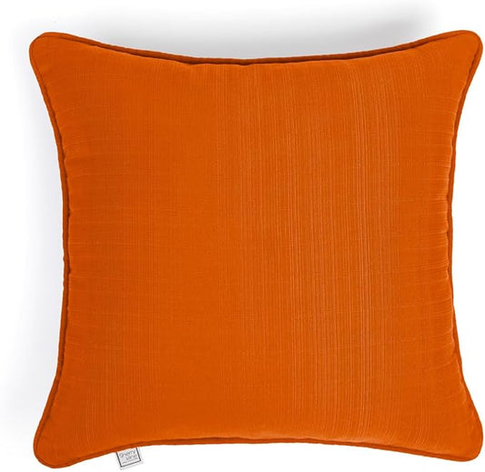 Sherry Kline Sunrise Indoor/Outdoor Square Corded Edge Filled Pillow Cayenne 18"x18" Set of 2