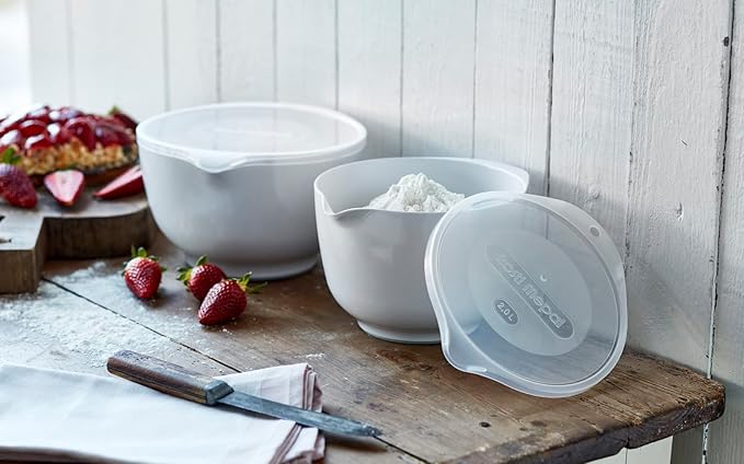 Precision Craft Mixing Bowl Set 2 Pcs Elevate Your Culinary Experience Stylish Nesting Bowls for Effortless Cooking and Baking