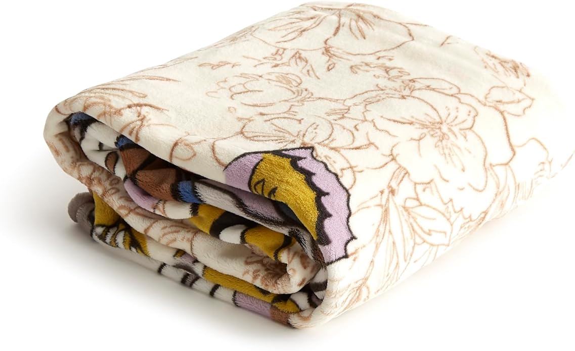 Vera Bradley Women's Fleece Plush Throw Blanket
