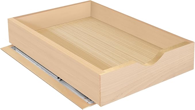 Pull Out Drawers for Cabinet 21.5" W x 23" D x 4.5" H Wood Slide Out Organizer and Storage Kitchen Cabinet Drawers Slide Out Shelves Pull Out Shelves in Kitchen Pantry Bathroom with Soft Close