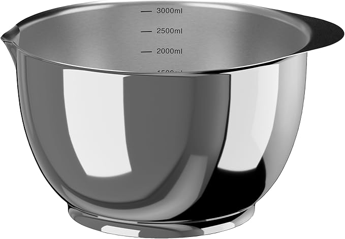Precision Craft Mixing Bowl Set 3 Liter Elevate Your Culinary Experience Stylish Nesting Bowls for Effortless Cooking and Baking