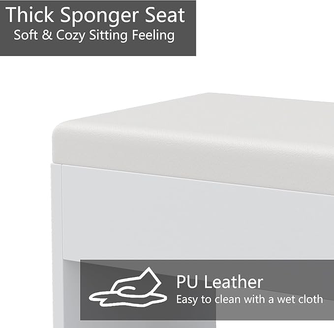 37" W Vanity Desk with Power Outlet, Makeup Vanity with Mirror and Lights, 3 Lighting Modes, Vanity Table with Chair for Bedroom, Dressing Room Studio, White