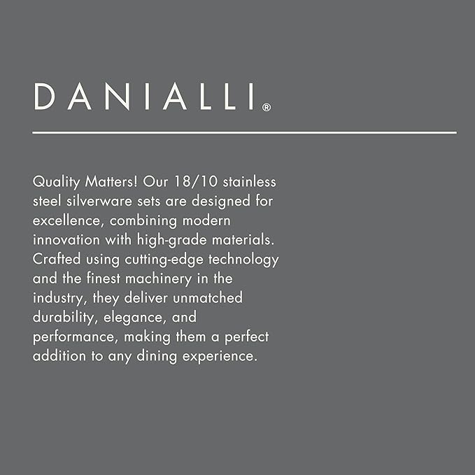 Modern Silverware Set, 18/10 Stainless Steel Flatware, Mirror Finish, Dishwasher Safe, Elegant Cutlery for Home and Dining, Built to Last (20-Piece, Imperial)