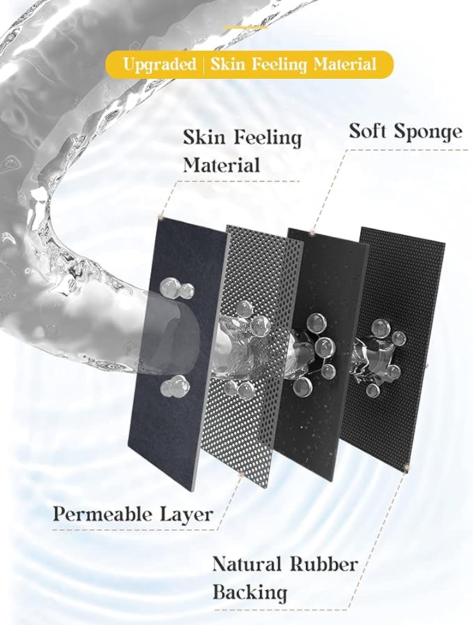 MontVoo -Bath Mat Rug-Rubber Backing Non Slip Quick Dry Absorbent Thin Bathroom Rugs Fit Under Door-Faux Suede Surface Bathroom Floor Mats-Shower Rug for in Front of Bathtub Shower Navy 17"x27.5"