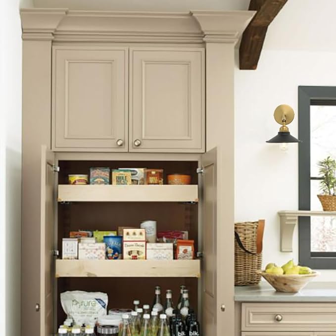 Yosoan Set of 2 Indoor Bedside Wall Sconce with On Off Switch, Hardwired Vanity Vintage Industrial Wall Mount Light, 340 Degree Angle with 7.1" Matte Black Shade for Reading Bedroom (Black-Antique)