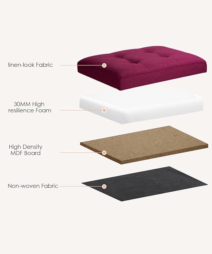 Ottoman Storage Ottoman Foot Rest Stool Foldable Bench with Storage Student Dormitory Bedroom and Entryway 17 X 13 X 13