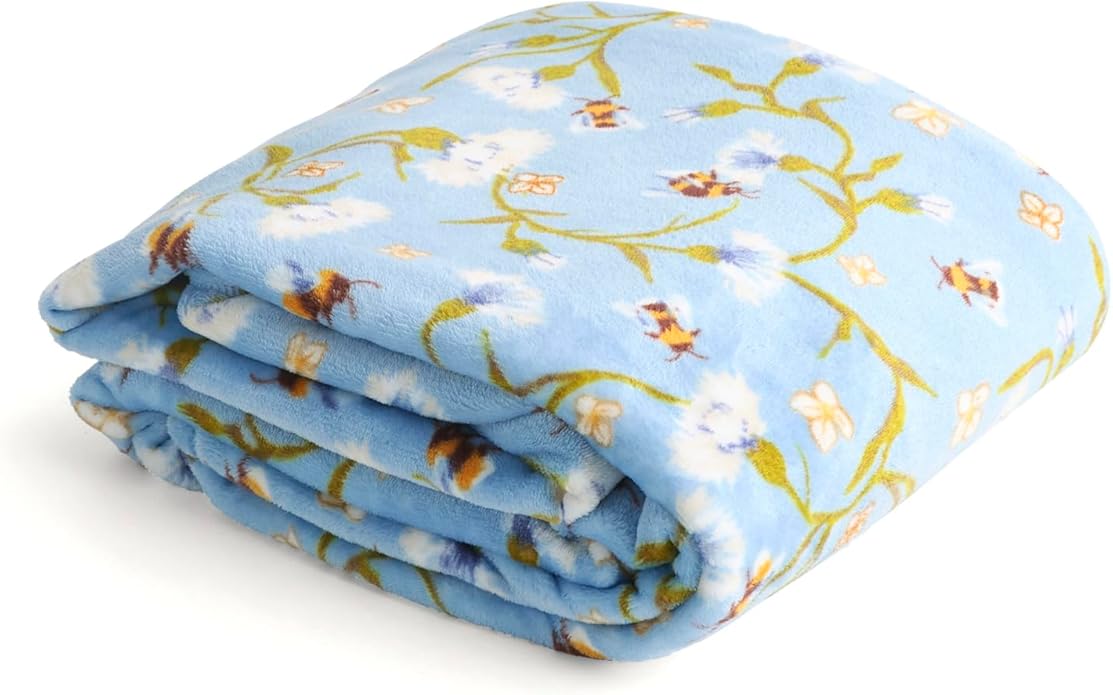 Vera Bradley Women's Fleece Plush Throw Blanket