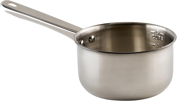 Winco Stainless Steel SAP Sauce Pan, 1.5-Quart, Medium (SAP-1.5)