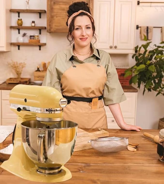 5 Quart Stainless Steel Mixer Bowl Compatible with KitchenAid 4.5 & 5 QT Tilt-Head Stand Mixers, Durable KitchenAid Replacement Bowl, Mixer Accessories for Baking & Cooking