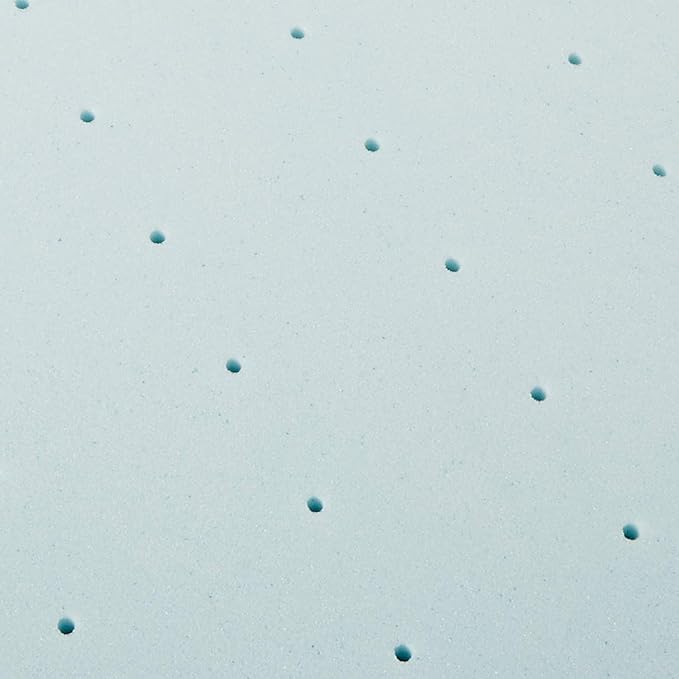 LUCID 3 Inch Mattress Topper Full XL - Gel Infused Memory Foam – Memory Foam Mattress Topper Full – Ventilated Design – CertiPur Certified