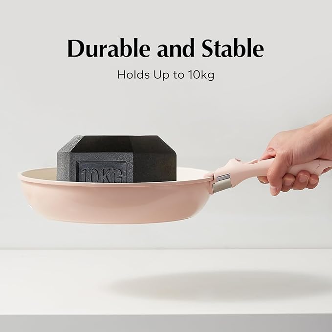 Redchef Removable Handle - Detachable Handle Cookware Replacement, Universal Cookware Handles, Ideal Replacement for All Cookware (Pink)