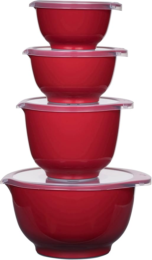 Precision Craft Mixing Bowl Set 4 Pcs Elevate Your Culinary Experience Stylish Nesting Bowls for Effortless Cooking and Baking