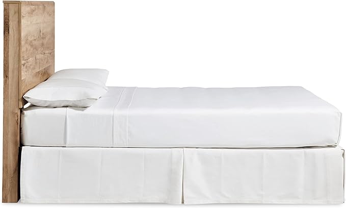 Signature Design by Ashley Hyanna Rustic Decorative Laminate Panel Headboard ONLY, Queen, Brown