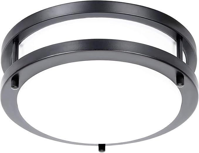 36W Dimmable Ceiling Light Fixture, 12 inch Flush Mount Light Fixture, LED Ceiling Lights for Bathroom, Bedroom, Kitchen, Super Bright 4000 Lumens, 400W Equivalent, 5000K Daylight