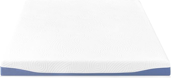 Mellow 6 Inch Cooling Gel-Infused Memory Foam Bed Mattress, Medium Firm Sleep and Breathable Fabric Cover, Full , Mattress In A Box