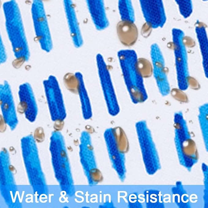 Outdoor Lumbar Pillows - Decorative Pillows with Insert Included Set of 2 Outdoor Pillows for Patio Furniture 12x20 Inch