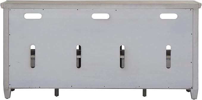 Liberty Furniture Industries Heartland Entertainment TV Stand, Antique White